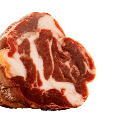 Coppa, Pancetta and Salami isolated