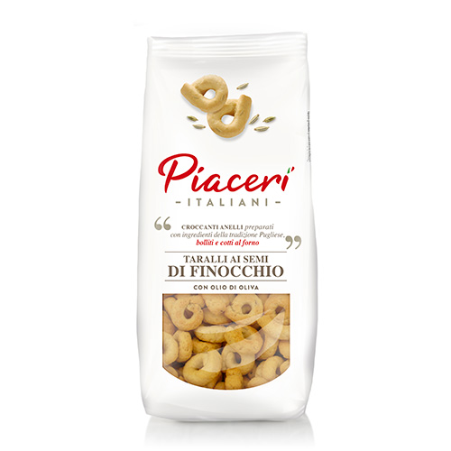 Taralli with fennel seeds