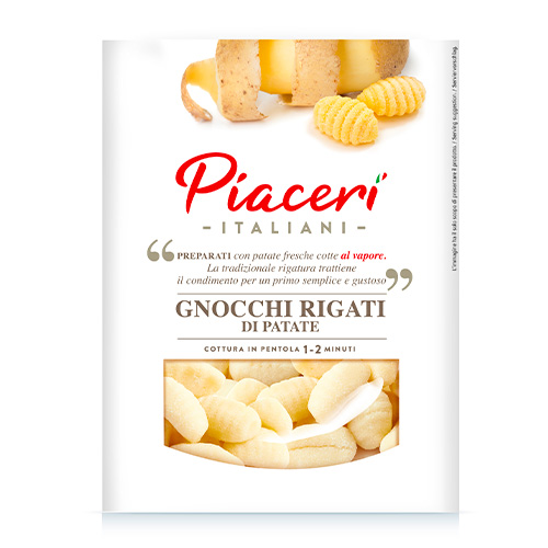 Ridged gnocchi